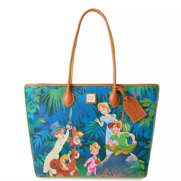 Dooney & Bourke X Disney Parks Peter Pan Tote Bag Wendy Tinker Bell tote NIB - Picture 13 of 13